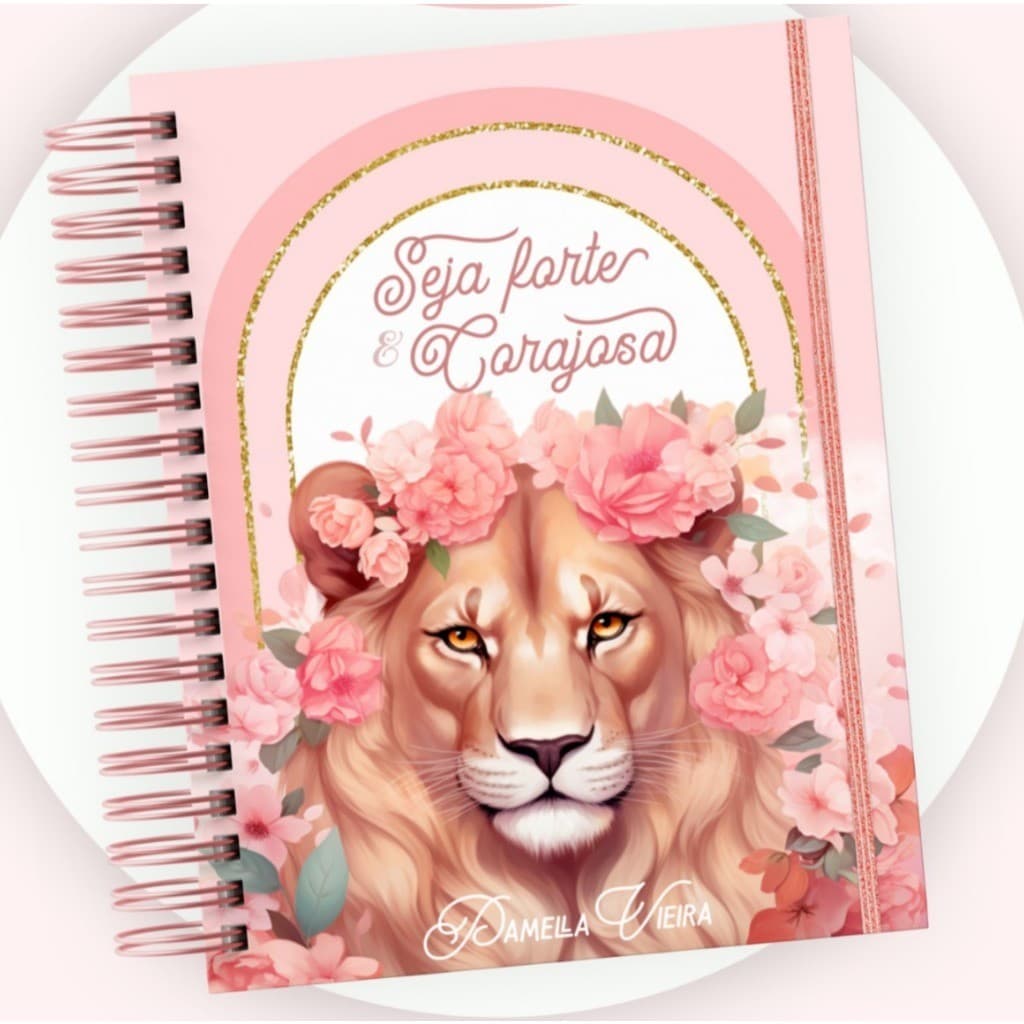 Agenda  / Caderno ou Planner - Mensagens de Ânimo - Personaliza com nome.