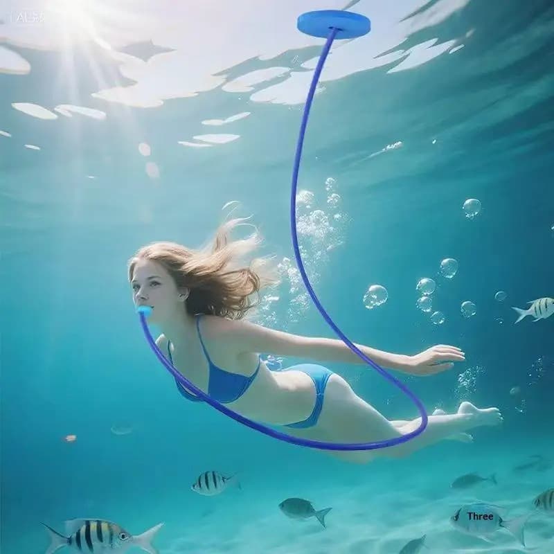 Máscara de Mergulho Popular com Tubo de Respiração Estendido para Mergulho Profundo em Piscinas e Aventuras Aquáticas