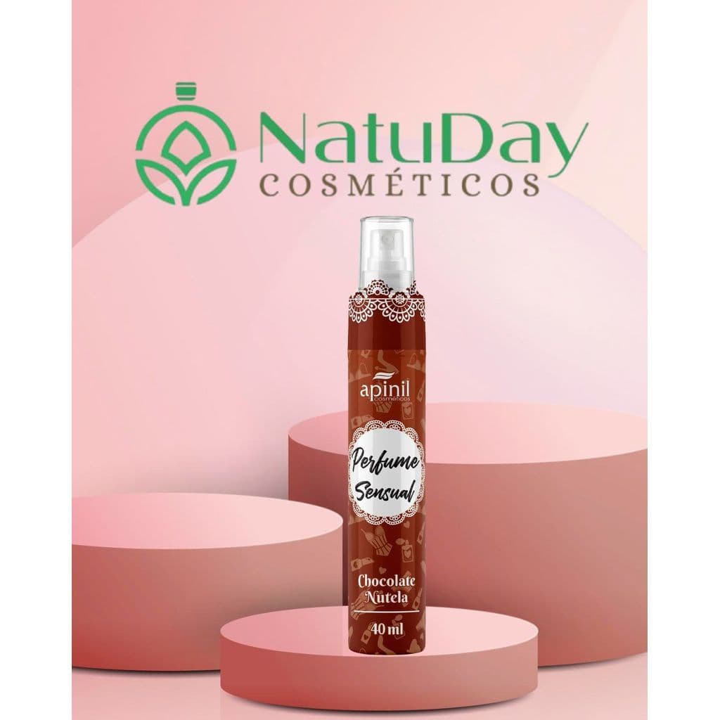 Perfume Spray Perfumado Chocolate Nutela 40ml Evita Mau Odor Apinil