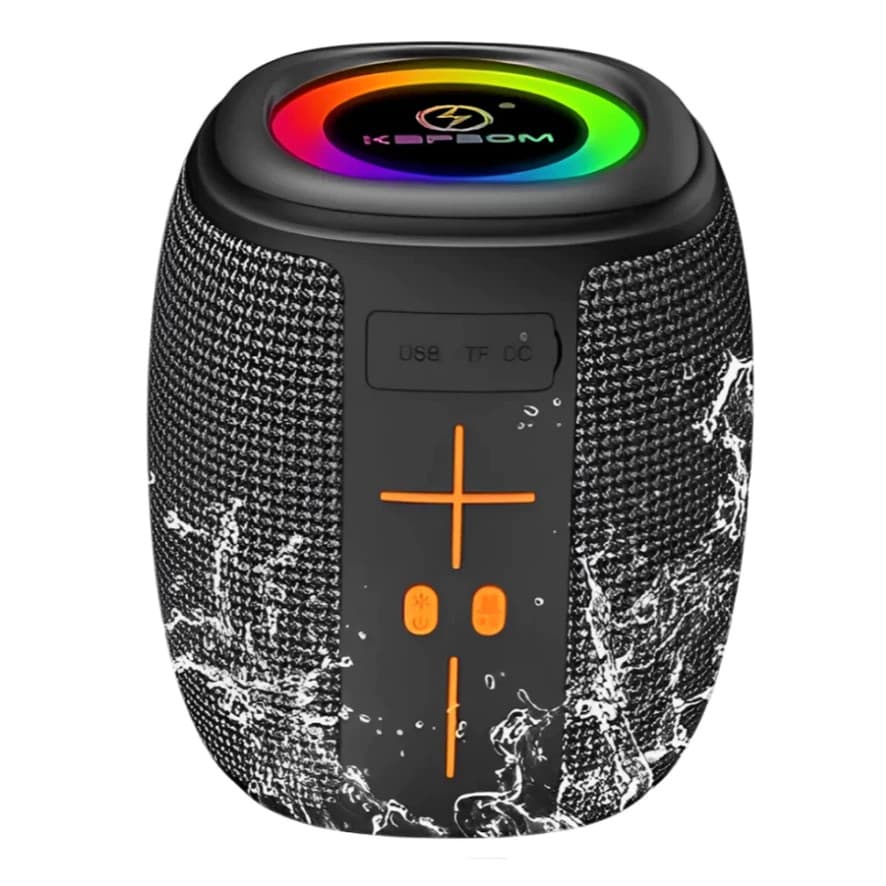Caixa de som portátil Bluetooth 50W TWS LED/USB/SD/FM com graves potentes