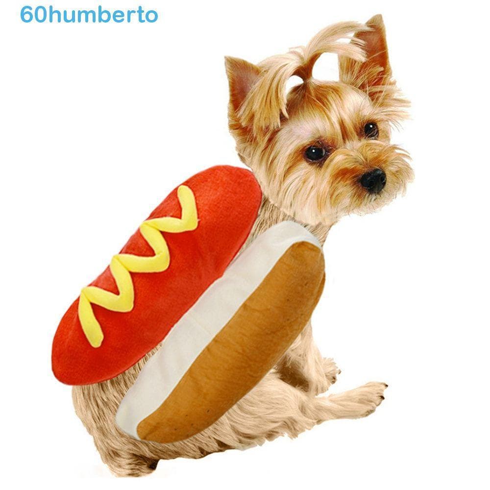 Fantasia de Dachshund HUMBERTO, Quente e Ajustável para Filhotes Pequenos e Médios, Roupa Divertida para Brincadeiras de