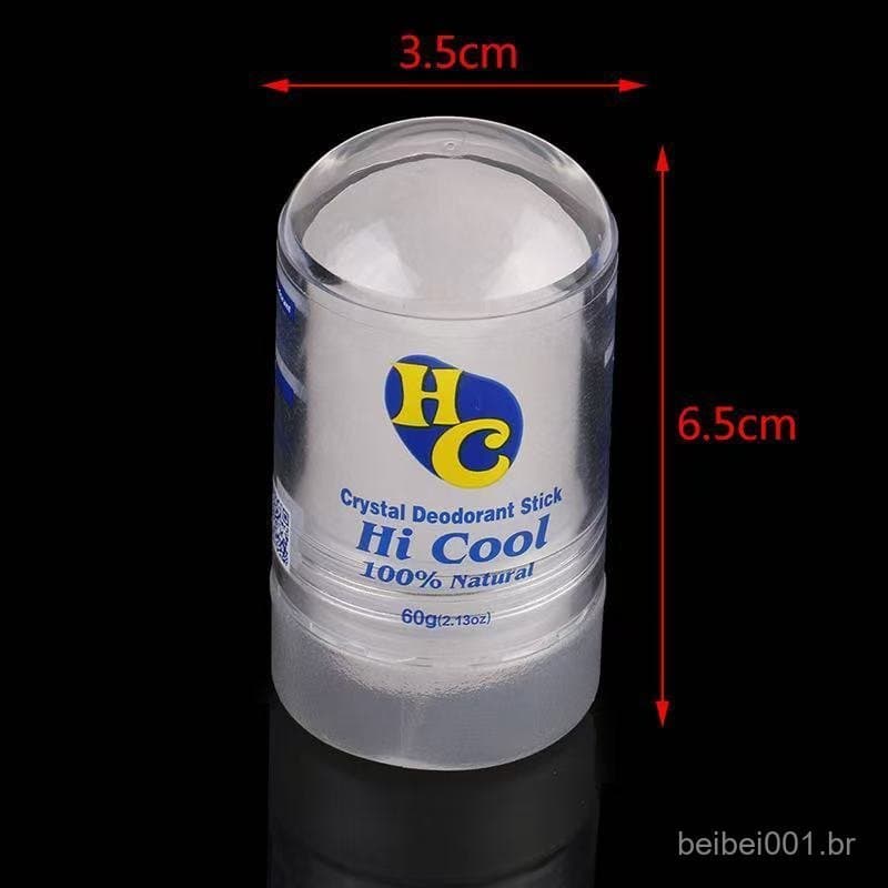 Cristal Desodorante Natural Pedra 60g Pode Ser Usado Em Todo O Corpo Para O Odor Corporal Antitranspirantes