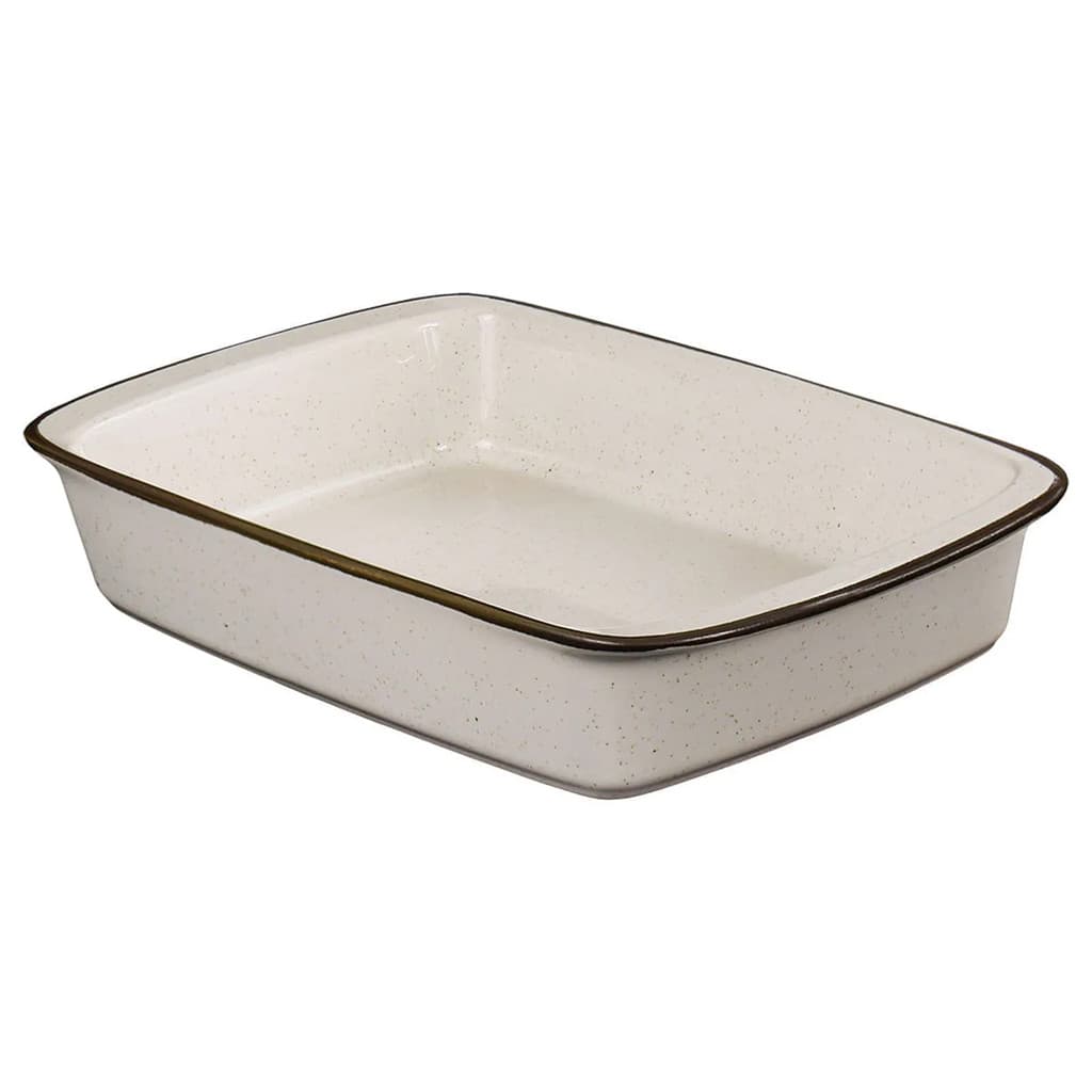 Travessa Refratária Assadeira Resistente Porcelana Grande P/ Forno 3,25 Litros Tango Maresia Oxford