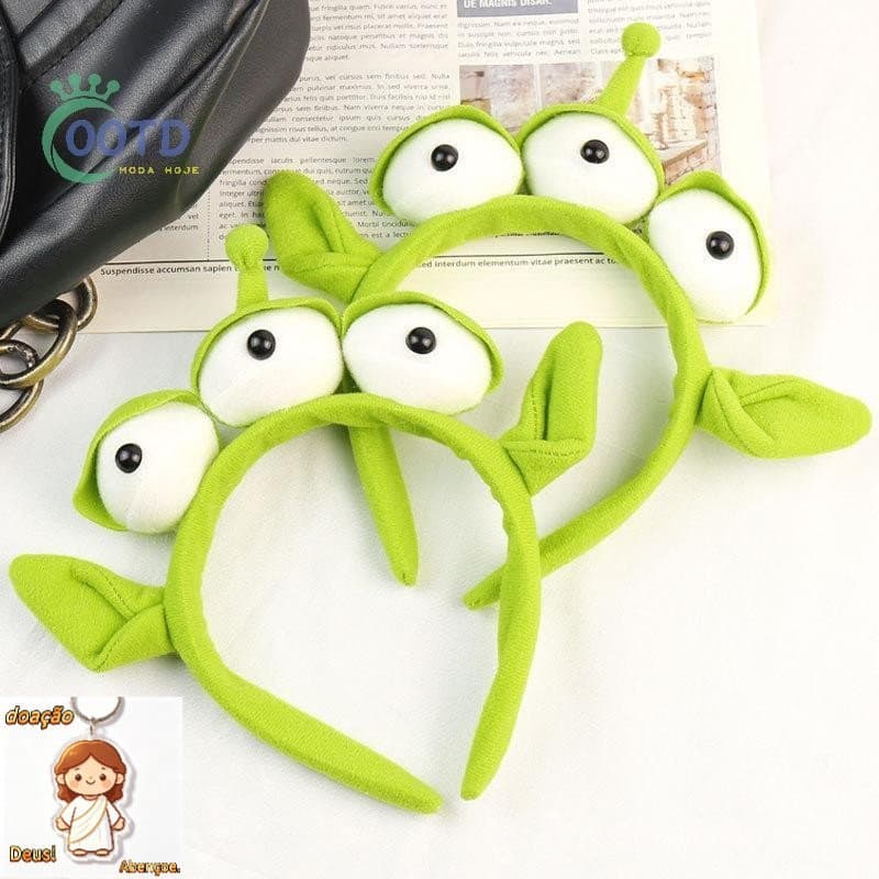 Moda Hoje 1/2 Pcs Alienígena De Três Olhos Monstro De Halloween Pelúcia Bonito Chapéu Acessórios Para Festa Temática Men
