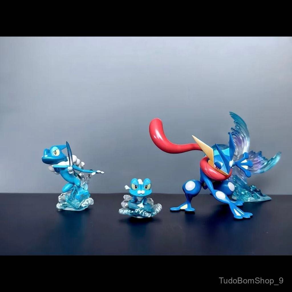 3 peças de figura do Pokémon Greninja 1/20