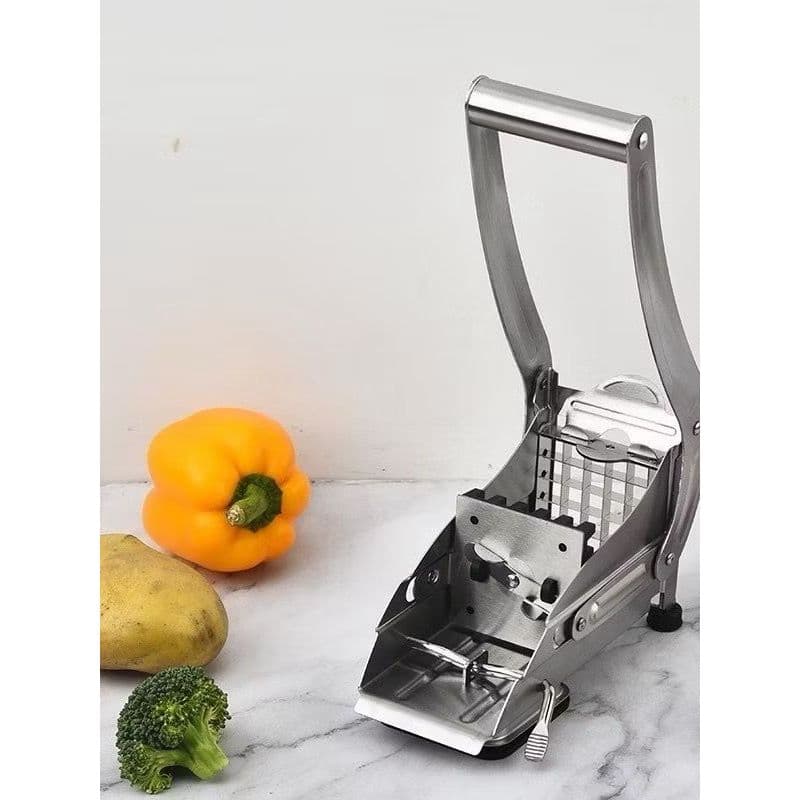 Cortador de Batata Palito Profissional Fatiador de Batatas Duas Espessuras Fatiador de Legumes Frutas Cortador Legumes
