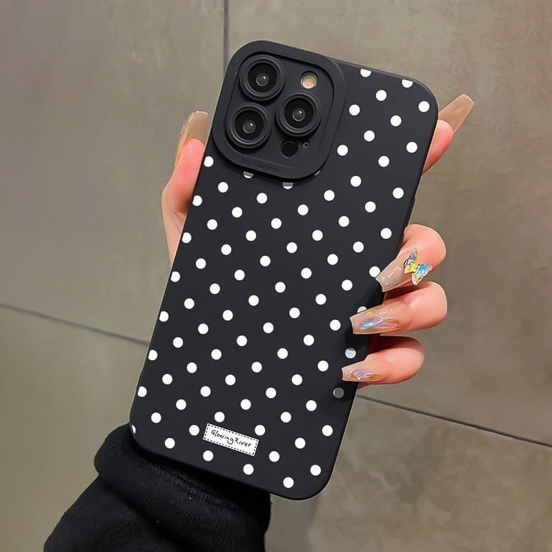 Capinha Capa De Anti-impacto Para IPhone 7 8 X Xs XR 11 12 13 14 15 16 17 Air Plus Pro Max Normal INS Ponto De Onda