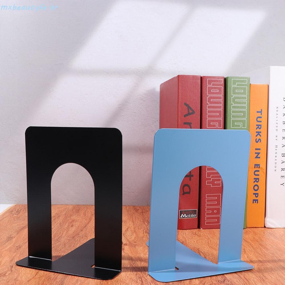 Suporte Para Livros De Ferro MXBEAUTYFE , Suportes Mesa INS , Rack De Durável Em Forma De L Simples