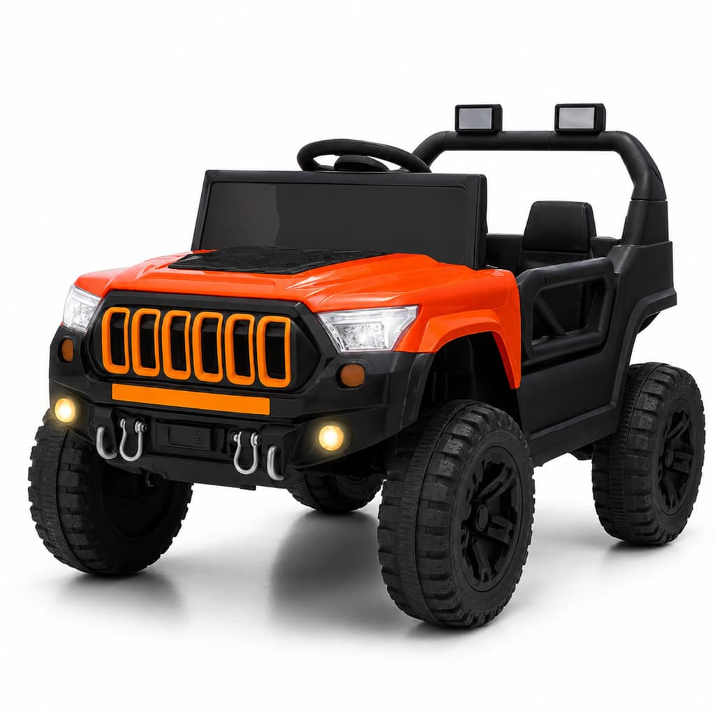 Carro Elétrico Infantil 12V Titan | Controle Remoto para Pais | Bluetooth | LED | Até 30kg