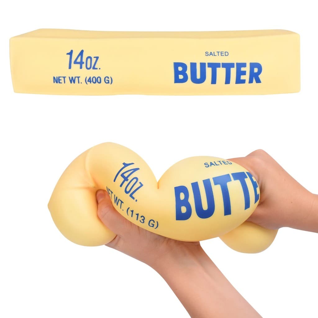 Bola de Manteiga Grande e Macia - Brinquedo Anti-estresse Viral para Crianças e Adultos, Bastão Gigante de Mais de 10 Po