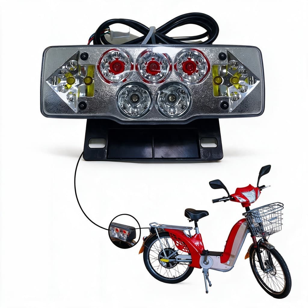 Lanterna Traseira Para Bicicleta Sousa Bike