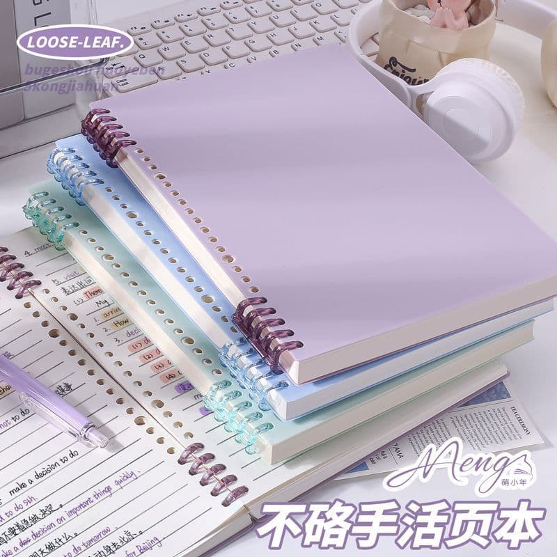 Caderno B5, caderno grosso A5, caderno espiral de alta estética, diário de exames para estudantes universitários, cadern
