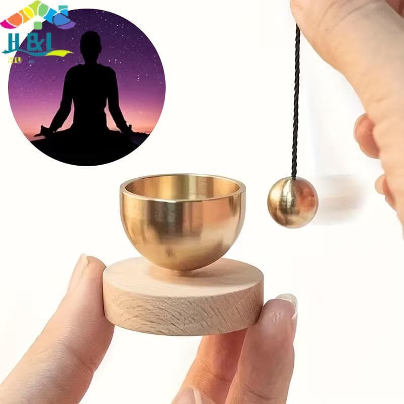 Conjunto De Mini Tigela De Canto Para Ioga , Meditação , Relaxamento , Atenção Plena , Chakra Cura | Som De Cobre Auto-R