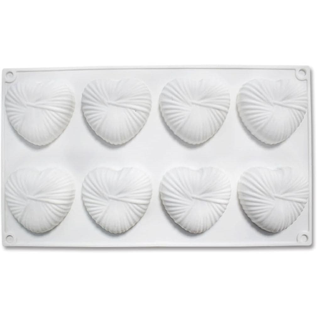 mostsom Molde de Silicone em Forma de Coração para Chocolate, Acessórios para Bolos DIY, Moldes para Cubos de Gelo, Bisc