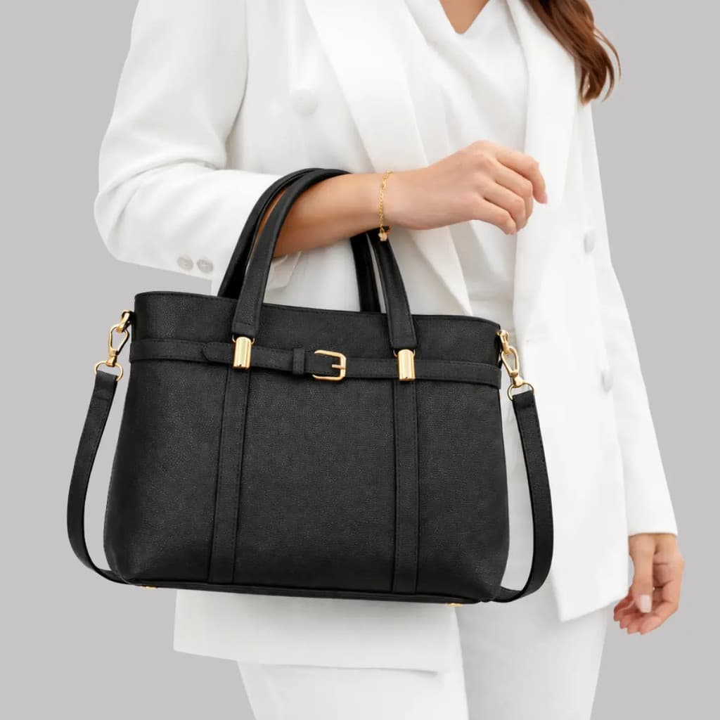 Bolsa Feminina De Ombro Com Alça Transversal Casual Grande