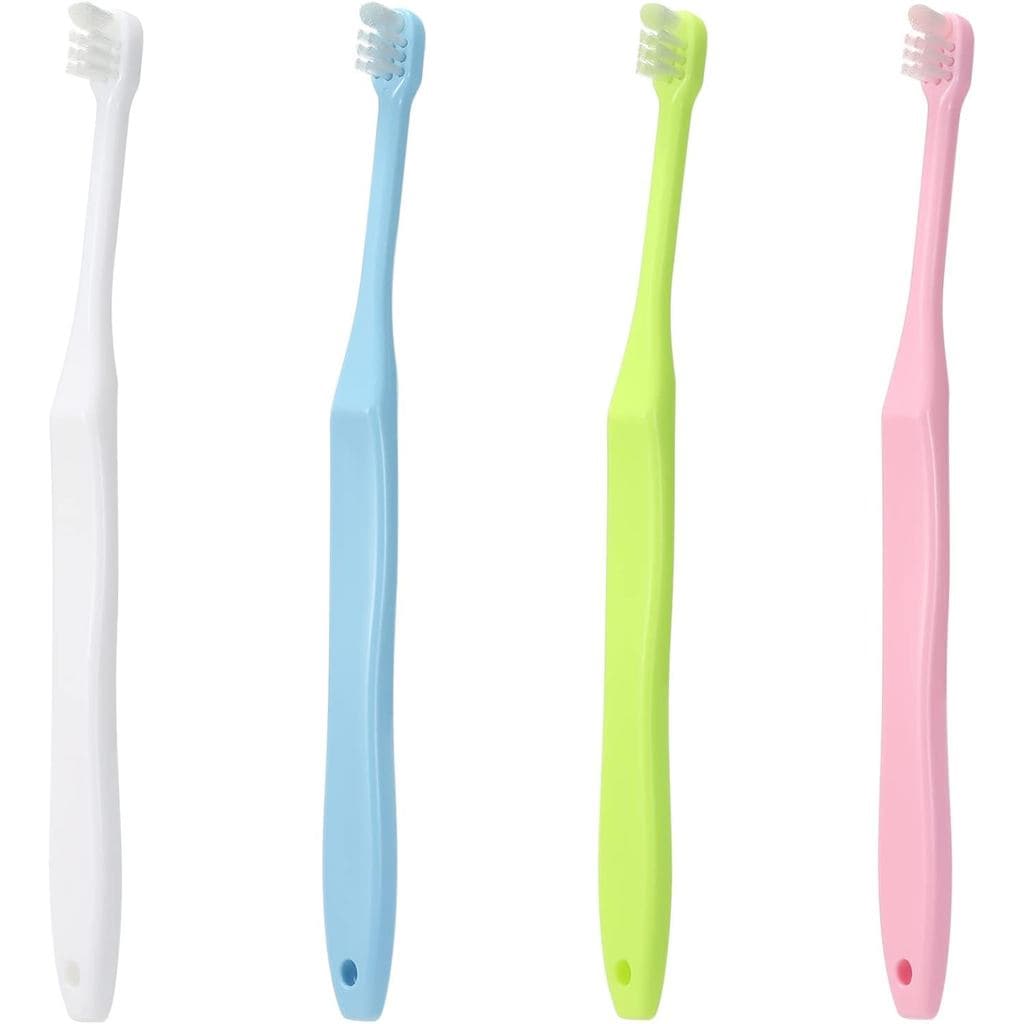 4 Peças de Escova de Dentes com Ponta Compacta, Escova Ortodôntica Macia para Dentes do Siso, Escova Interdental Compact