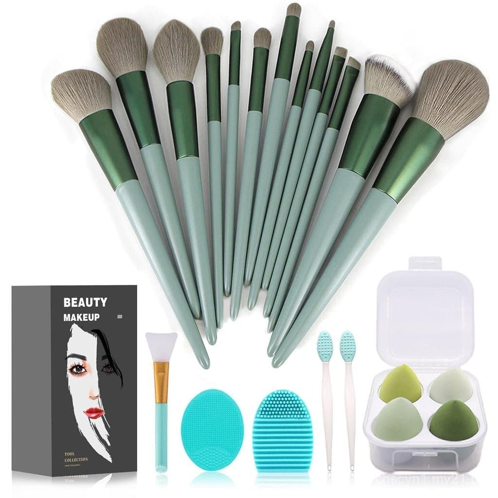Pincéis de Maquiagem, Kit de Maquiagem com 22 Peças, Pincel para Base, Pincel para Sombra, Conjunto de Pincéis de Maquia