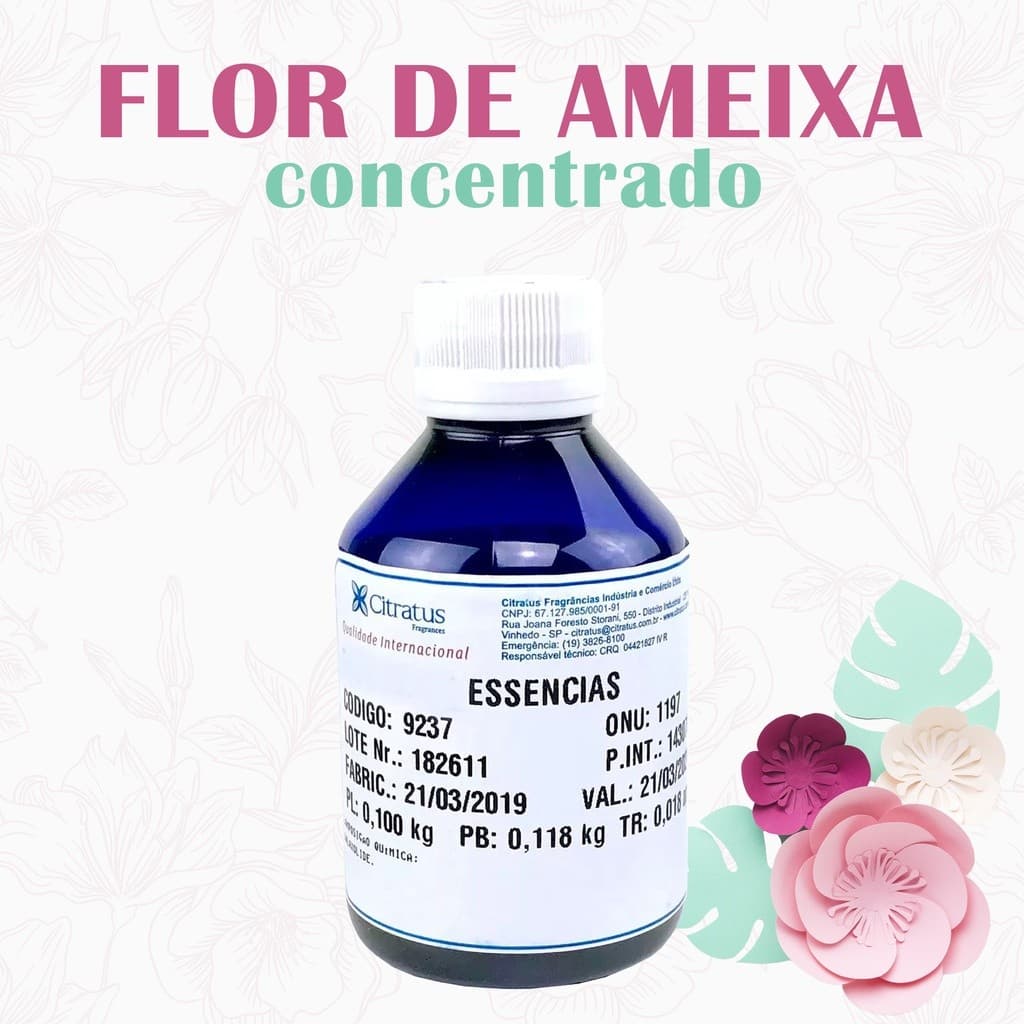 Essência Pura Flor de Ameixa 100ml - Citratus