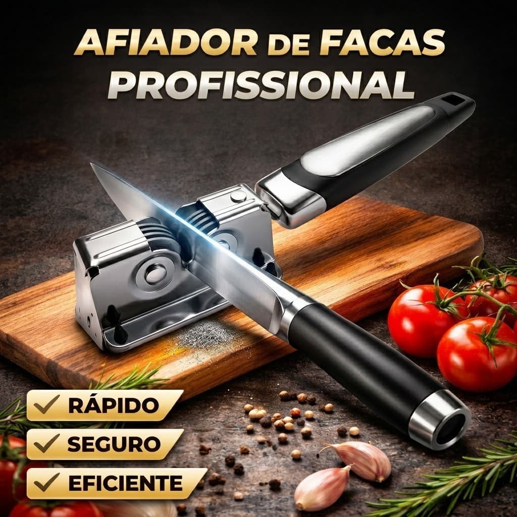 Afiador De Faca Tesoura Metal Profissional Amolador Cerâmica qualidade Premium