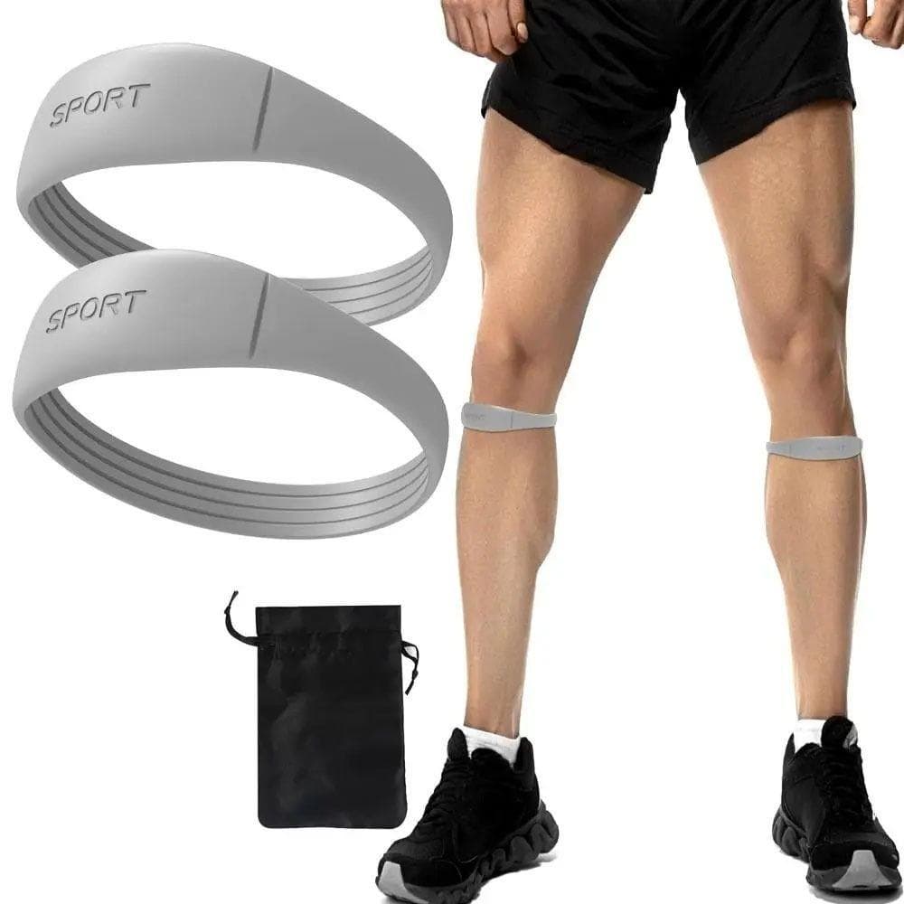 Joelheiras De Tendão De Patela , Faixa De Proteção Elástica Alta De Silicone , Joelheira Esportiva De Suporte De Joelho