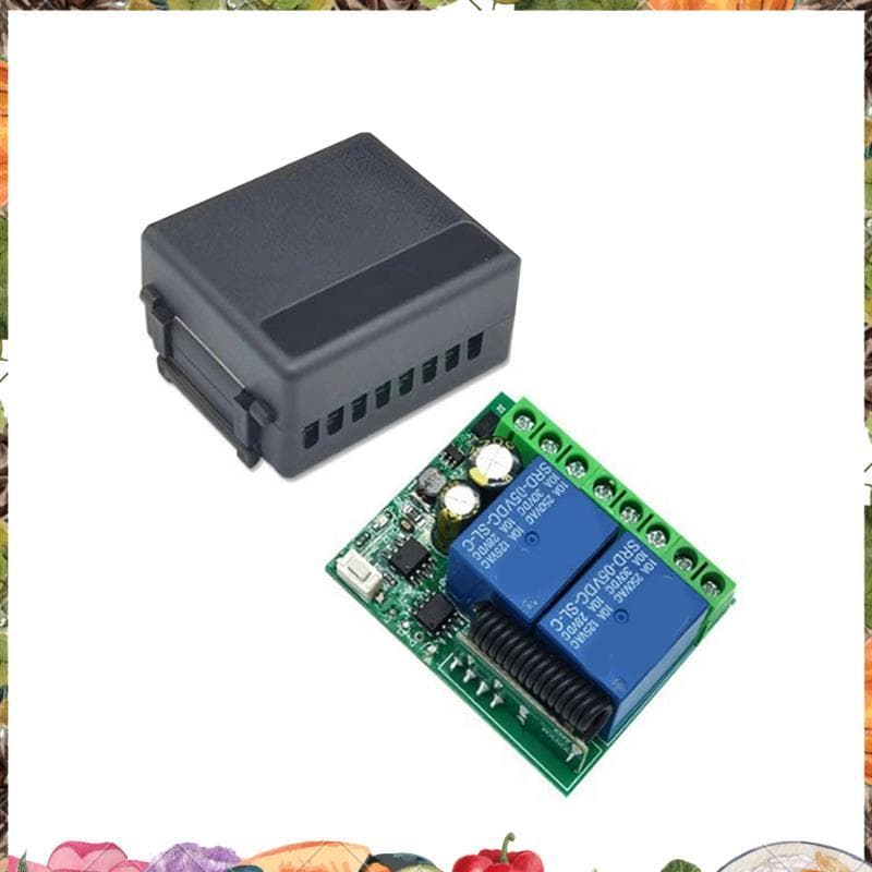 Haste Telescópica Interruptor De Controle Do Motor De 2 Canais 5V 12V 24V Remoto Sem Fio Para Frentes Reverso 433M