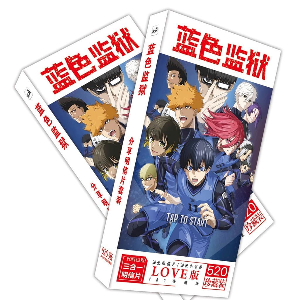 180 Pçs/Set Cartão Postal MDZS Blue Lock