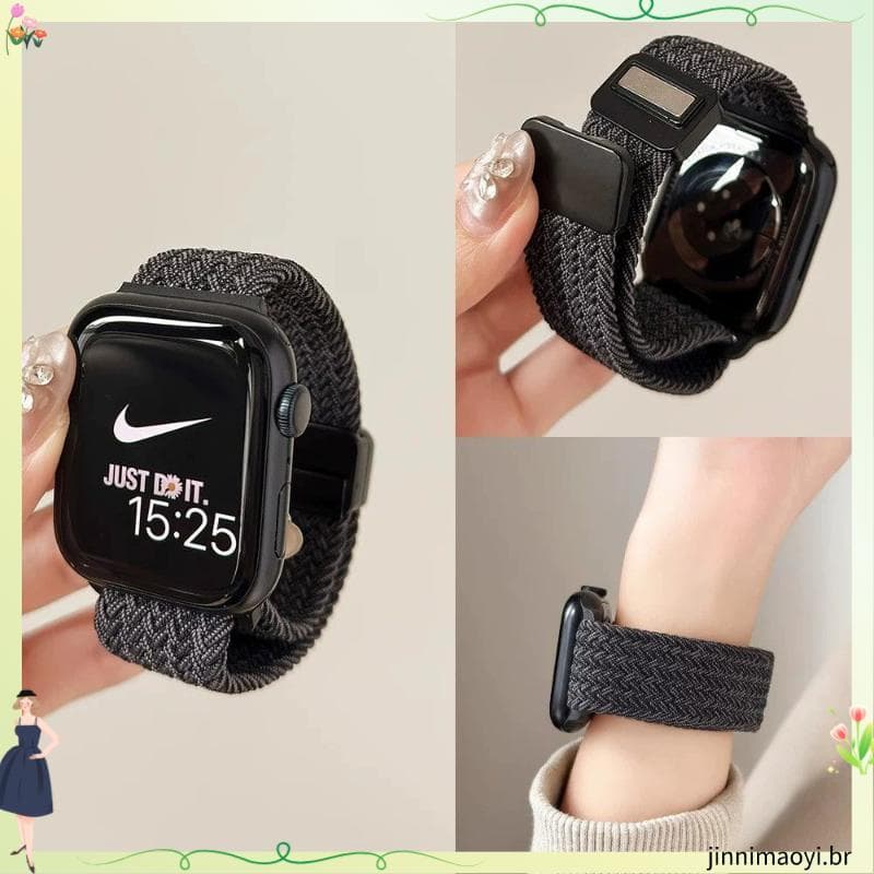 Trançado magnético aplicável OPPOWatchSport Strap X2MINI respirável X3se elástico masculino feminino esportes 4Pro