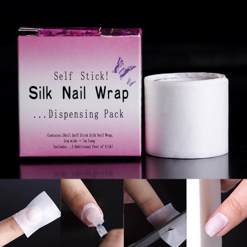 1 Rolo De Reparação De Unhas De Seda UV Gel Fibra De Construção Ferramentas De Manicure Francesa Formas Dicas De Extensã