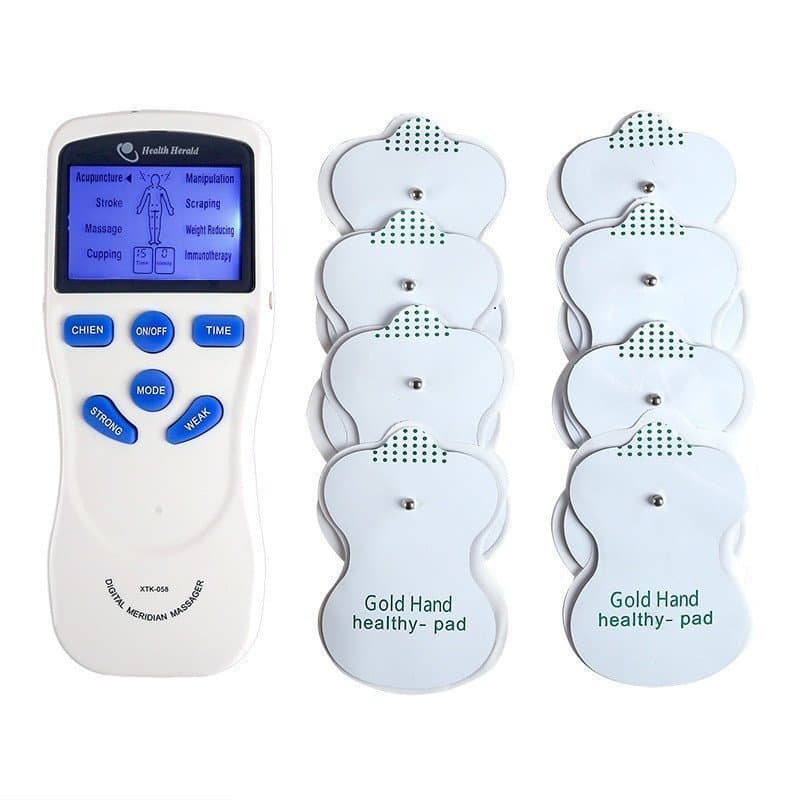 Massageador de tratamento de acupuntura TENS para todo o corpo, estimulador elétrico EMS, massageador terapêutico para r