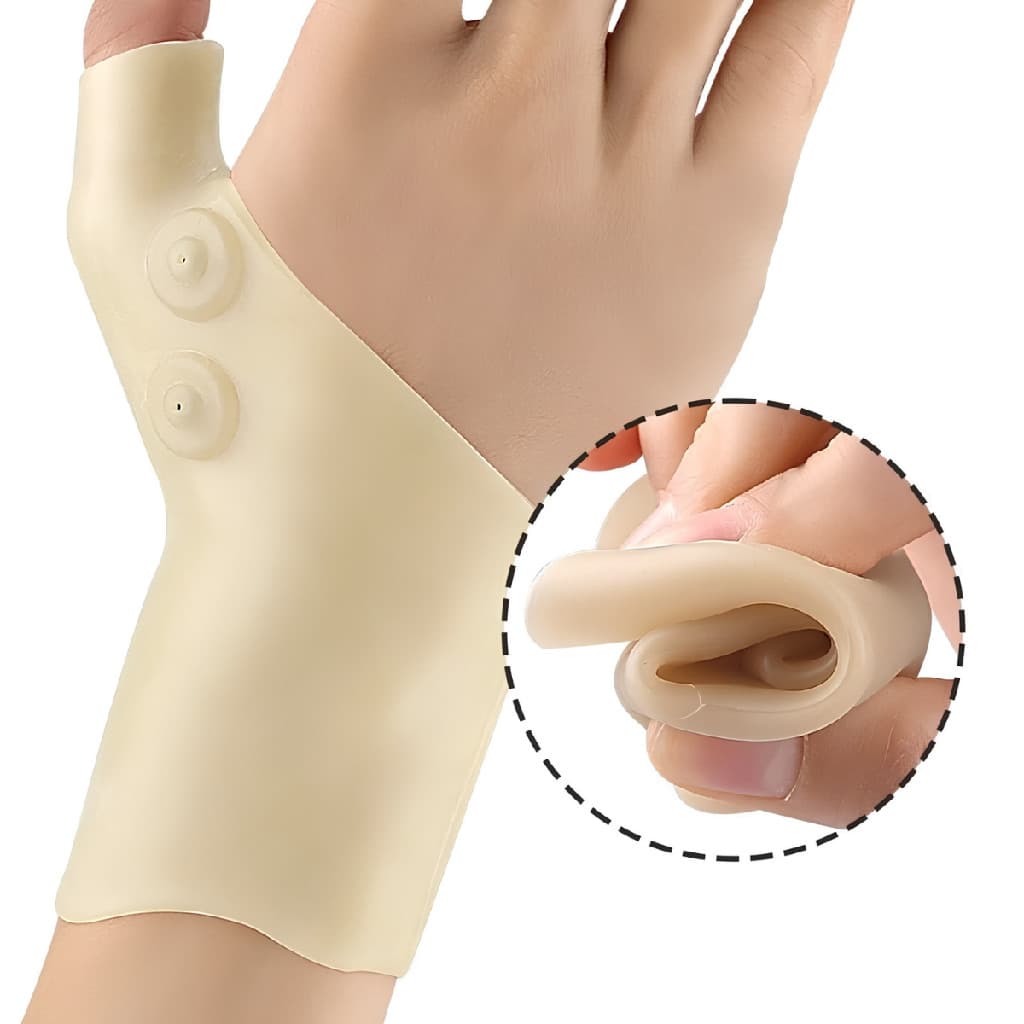 2 Und Luvas Magnetica Anatomica Pulso Compressao Tendinite Artrite Em Silicone Previne Dores