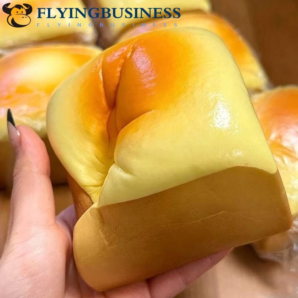 FLYINGBUSINESS Pão Torrado Mole , Mão Relaxar Bola Sensorial Dos Desenhos Animados , Pitada Lento Subindo Brinquedo De R