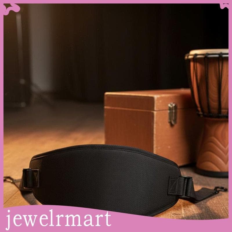 [Jewelrmart] Cinto De Tambor Ergonômico Com Suporte Para Alça De Lona Portátil Conjunto De Bateria Eletrônica E Uso Manu