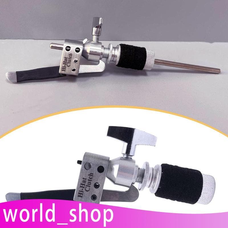 [World_shop] Liberação Rápida Hi Hat Drop Clutch Peça De Percussão De Metal Para Kit De Bateria De Jazz Tambor Eletrônic