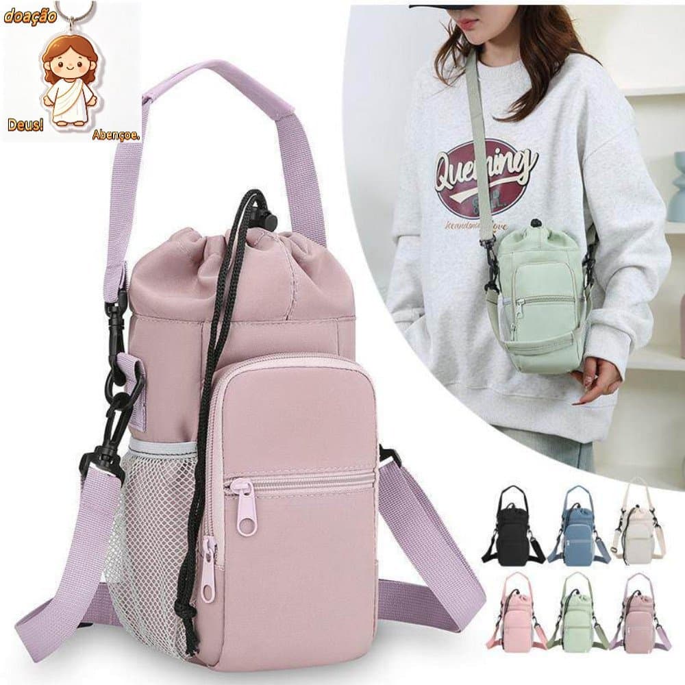 Mochila isolada de grande capacidade ao ar livre garrafa térmica e capa protetora impermeável para telefone celular Yobe