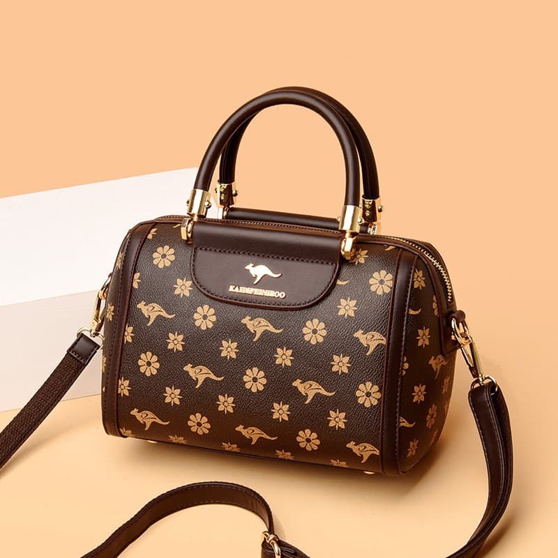 Bolsa feminina novo estilo 2026 bolsa de ombro moda impressa bolsa feminina Boston bolsa feminina europa américa