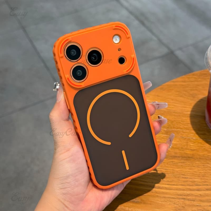 Summer Armor Dissipação De Calor E Respirabilidade Caso Para iPhone 17 16 15 14 13 12 11 Pro Max Capa Traseira De Proteç