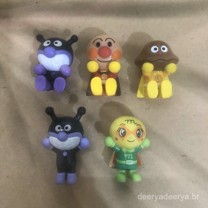 Novos produtos soltos: Miniatura de bolo da Germ Girl do Anpanman, figura de brinquedo.