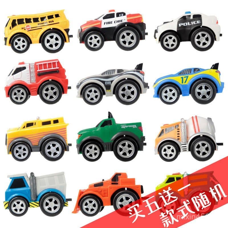 Novo carro de brinquedo de borracha macia, carro de borracha durável para crianças pequenas, veículo de construção, carr