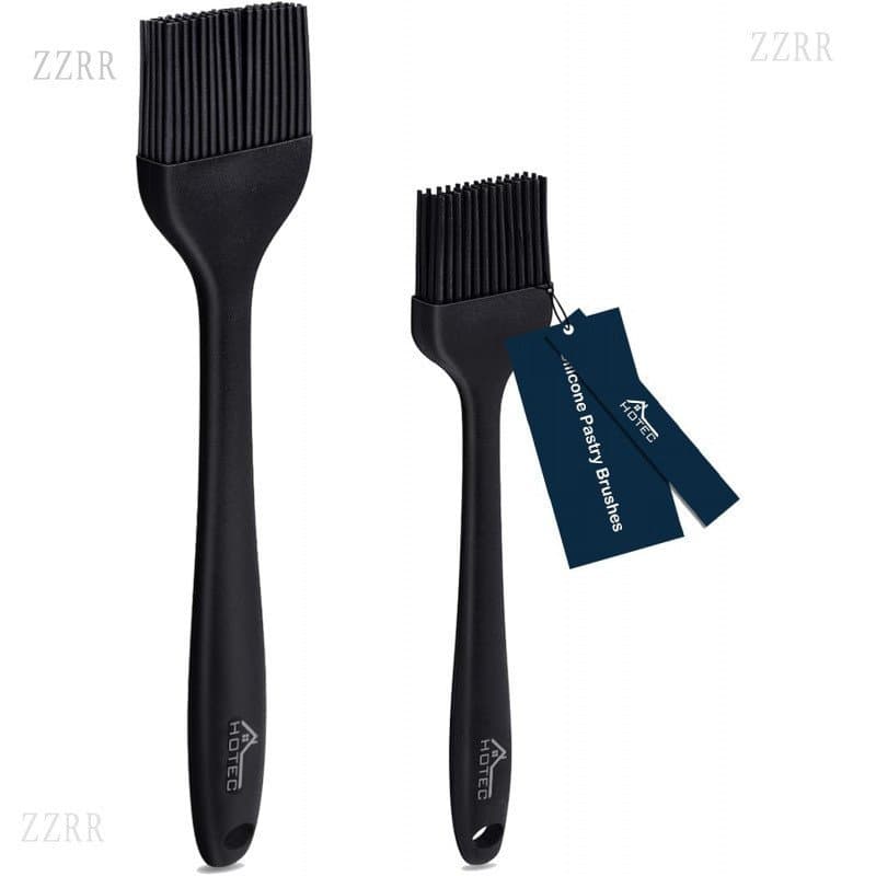 HOTEC600 ℉ Pincéis de Cozimento Resistentes ao Calor, Pincel de Confeitaria Sem BPA, Para Espalhar Óleo, Manteiga, Molho