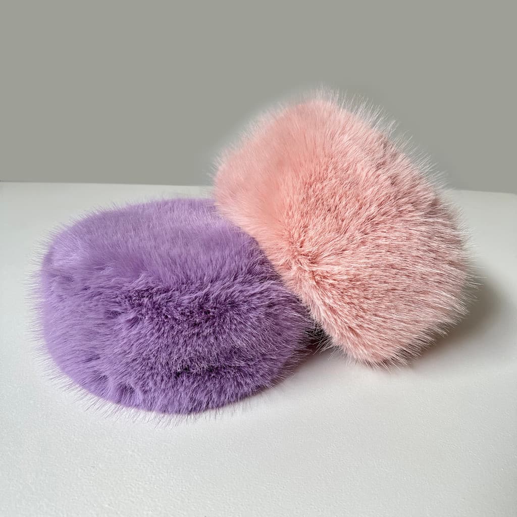 Outono inverno bonito rosa imitação coelho boina de pelúcia chapéu feminino outono inverno versão coreana japonês All-Ma