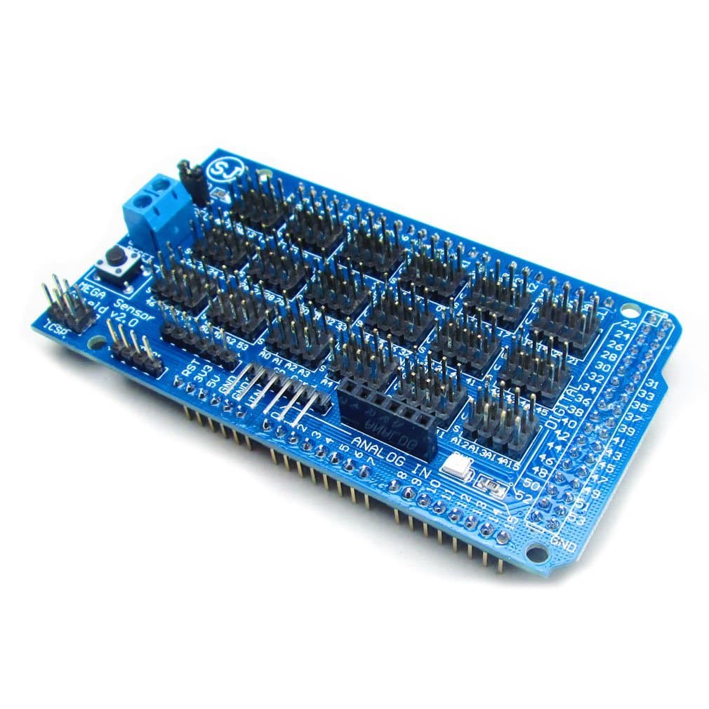 HiLetgo MEGA2560 ATmega2560-16AU Sensor Shield Placa de Expansão de Sensores V2.0 com Bluetooth, Cartão SD, Interface de