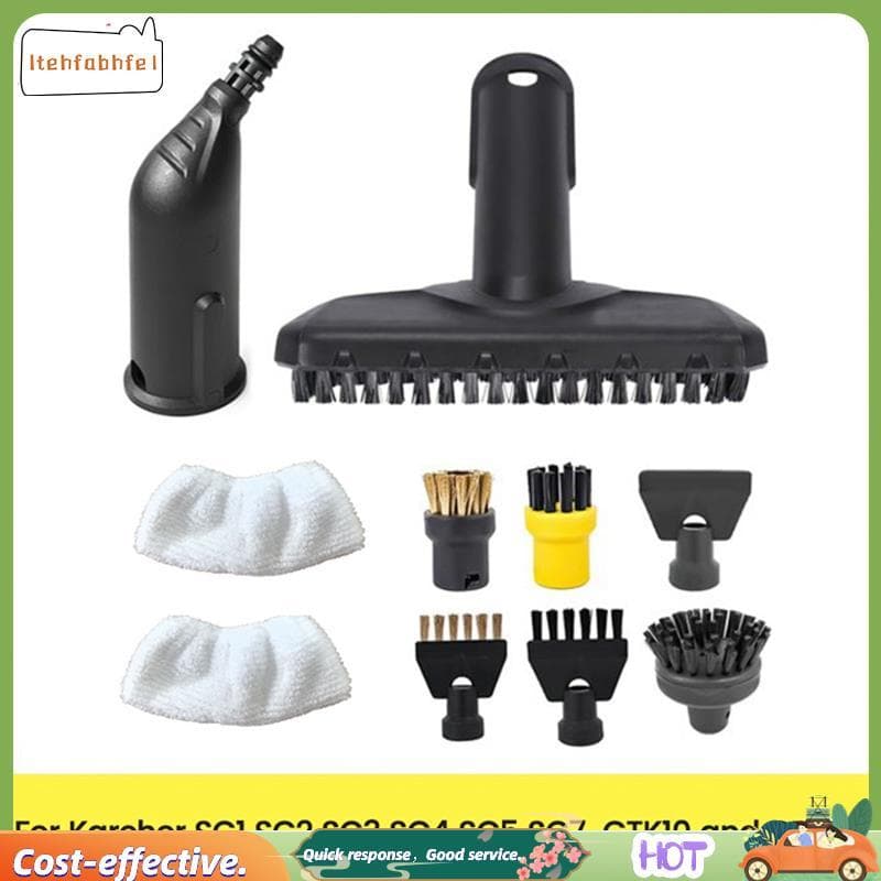 Limpador De Vapor Redondo Escova Bocal De Energia Cabeça Mop Pano Para SC1/SC2/SC3/SC4/SC5/SC7 Peças De Limpeza A