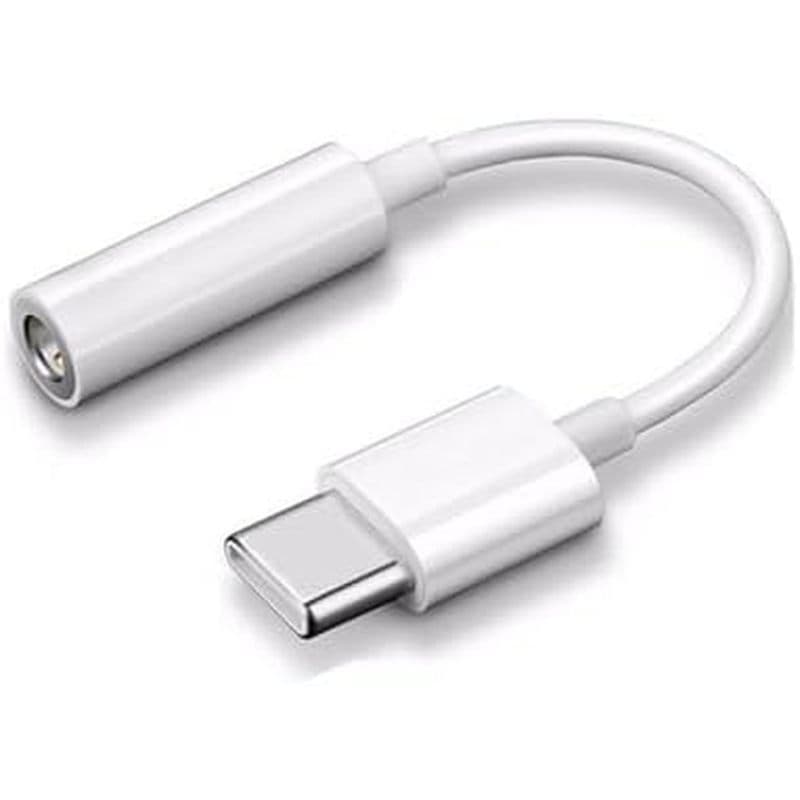 Adaptador De Entrada De Áudio Auxiliar Tipo C Para 3.5 Mm Cabo DAC Compatível Com Telefone Flip T-Mobile CAT S22