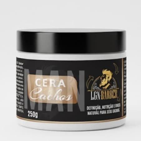Cera Cachos Man | Definição e Cachos Naturais 250g - LGN Barber