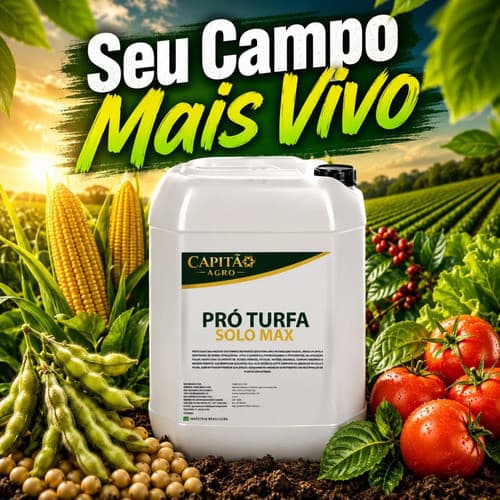 Adubo Fertilizante Solo Max Turfa 20l Enriquecimento Do Solo P/ Café Hortaliças Todas Culturas