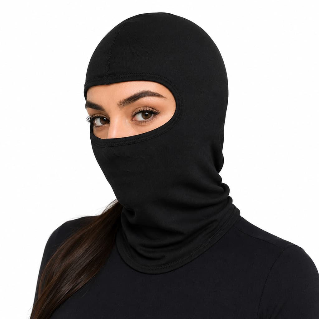 Touca Ninja Balaclava Moto UV50+ Unissex Respirável Térmica Proteção Frio Sol Vento Motoboy Bike