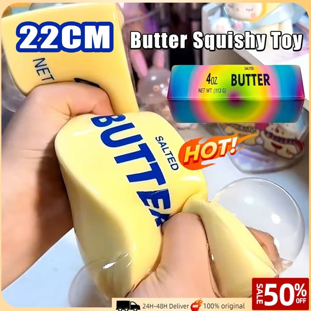 3 Pçs 23.5cm Manteiga Squeeze Brinquedo Macio Vara Lento Subindo Fidget Alívio Do Estresse Barra Tijolo Se