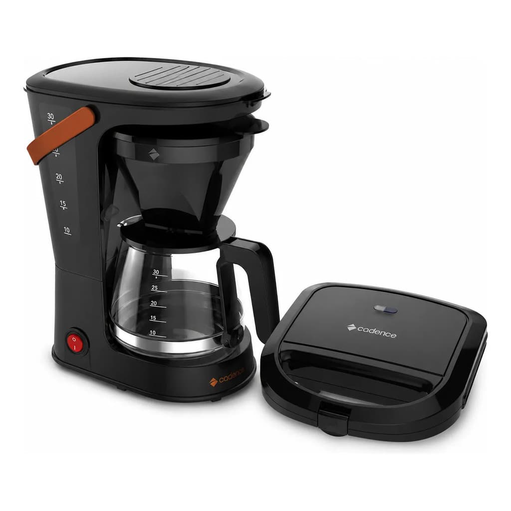 Kit Sanduicheira Cadence San260 + Cafeteira 30 Xícaras 127v