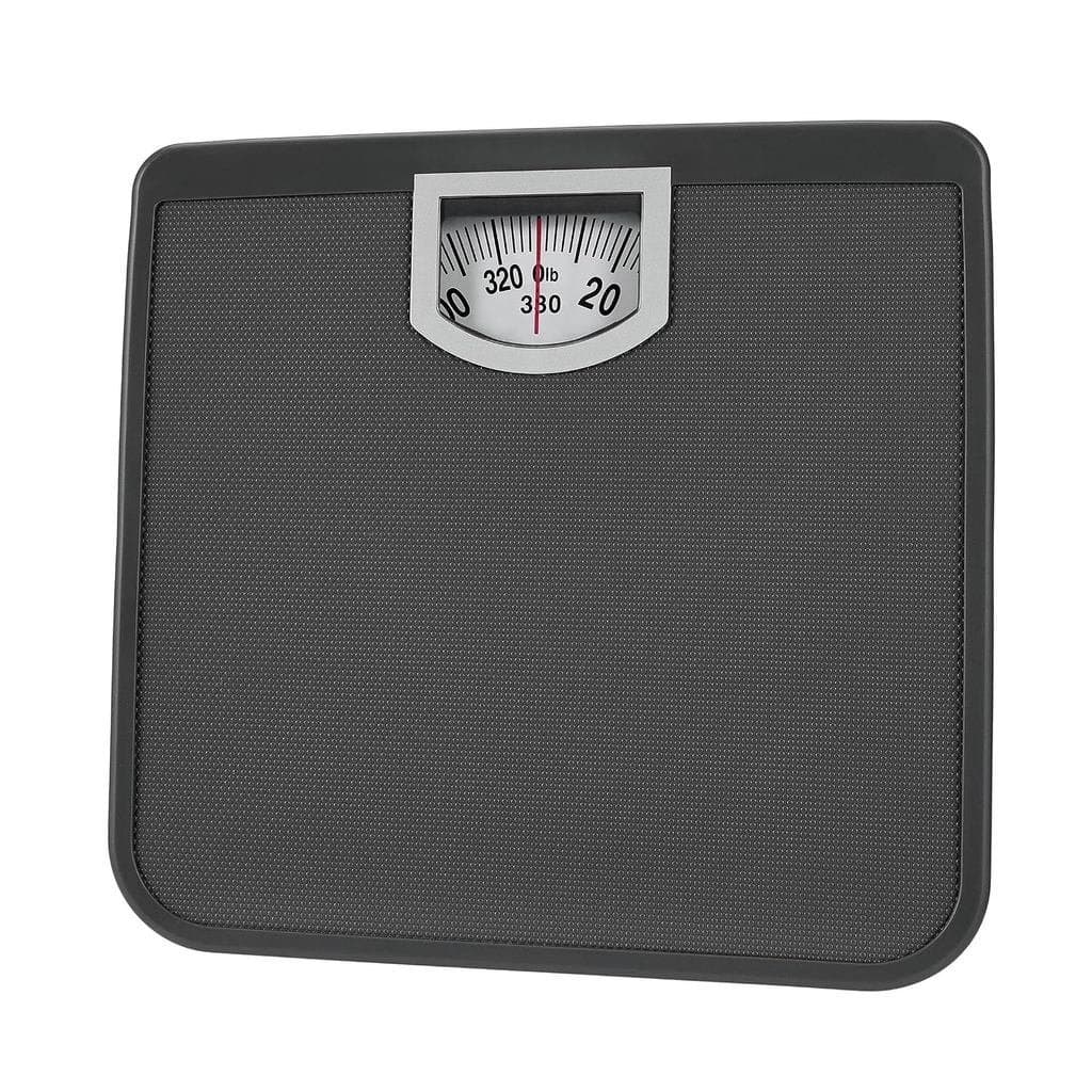 Balança Compacta para Banheiro para Casa e Academia, Capacidade de 330lb – Plataforma de Metal Resistente, Tapete Antide