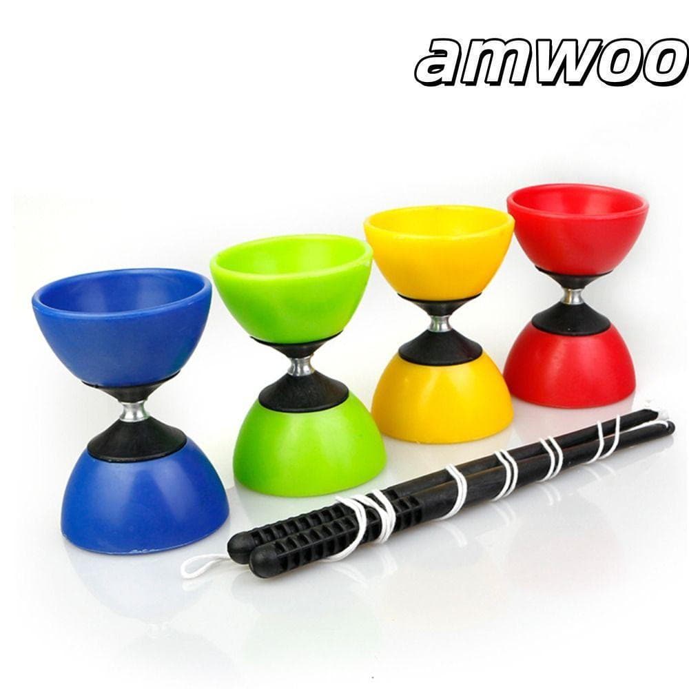 AMWOO Diabolo Chinês , yo-Macio Em Forma De Tigela , Construção Corporal Engrossar Couro Brinquedo Criança